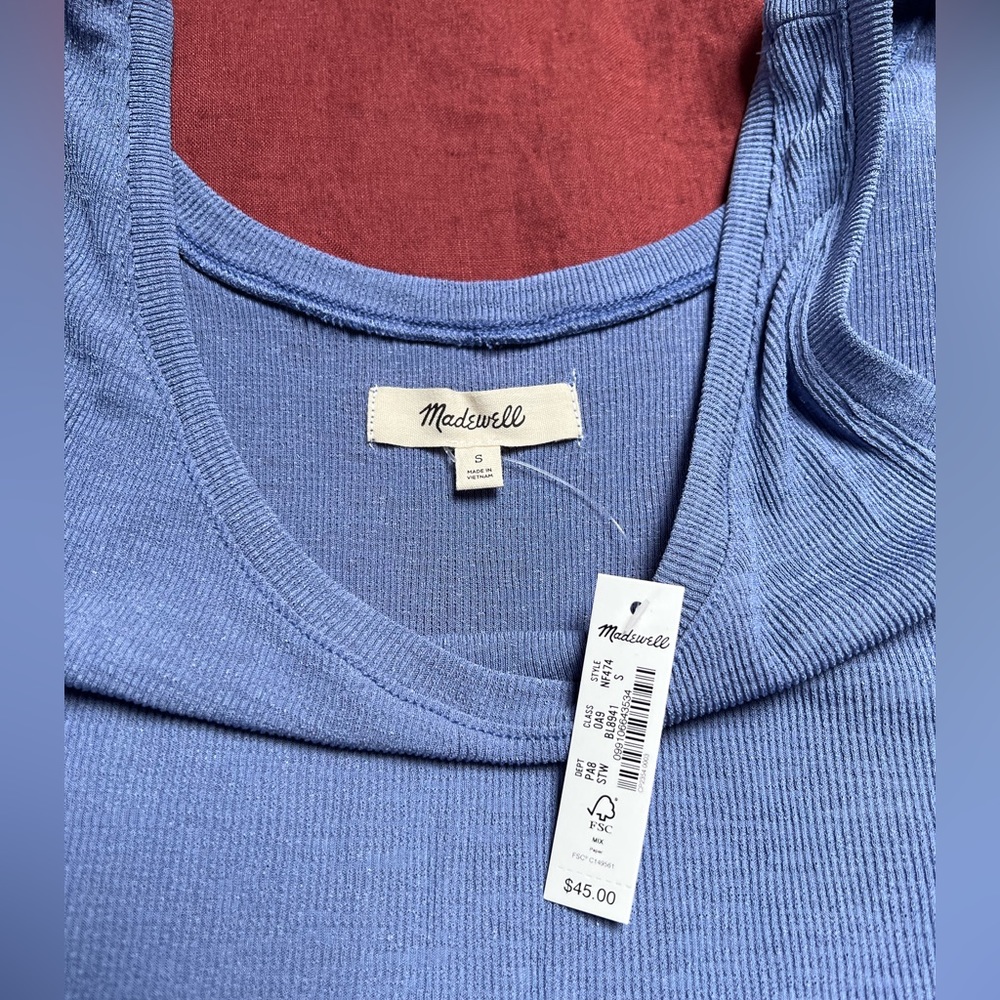 Madewell Eastover tank, small - Picture 2 of 2